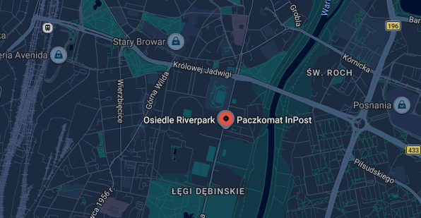 Lokalizacja biura na mapie Poznania